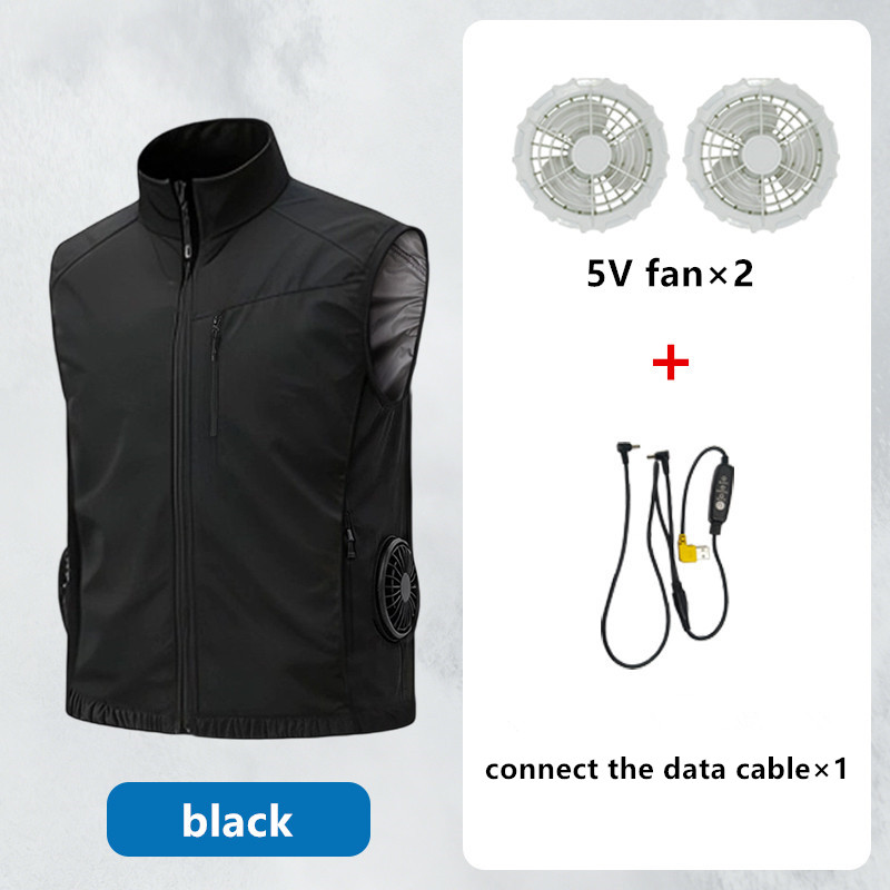 Summer Men'S Heatstroke Preven - Sewing Vest recension och pris